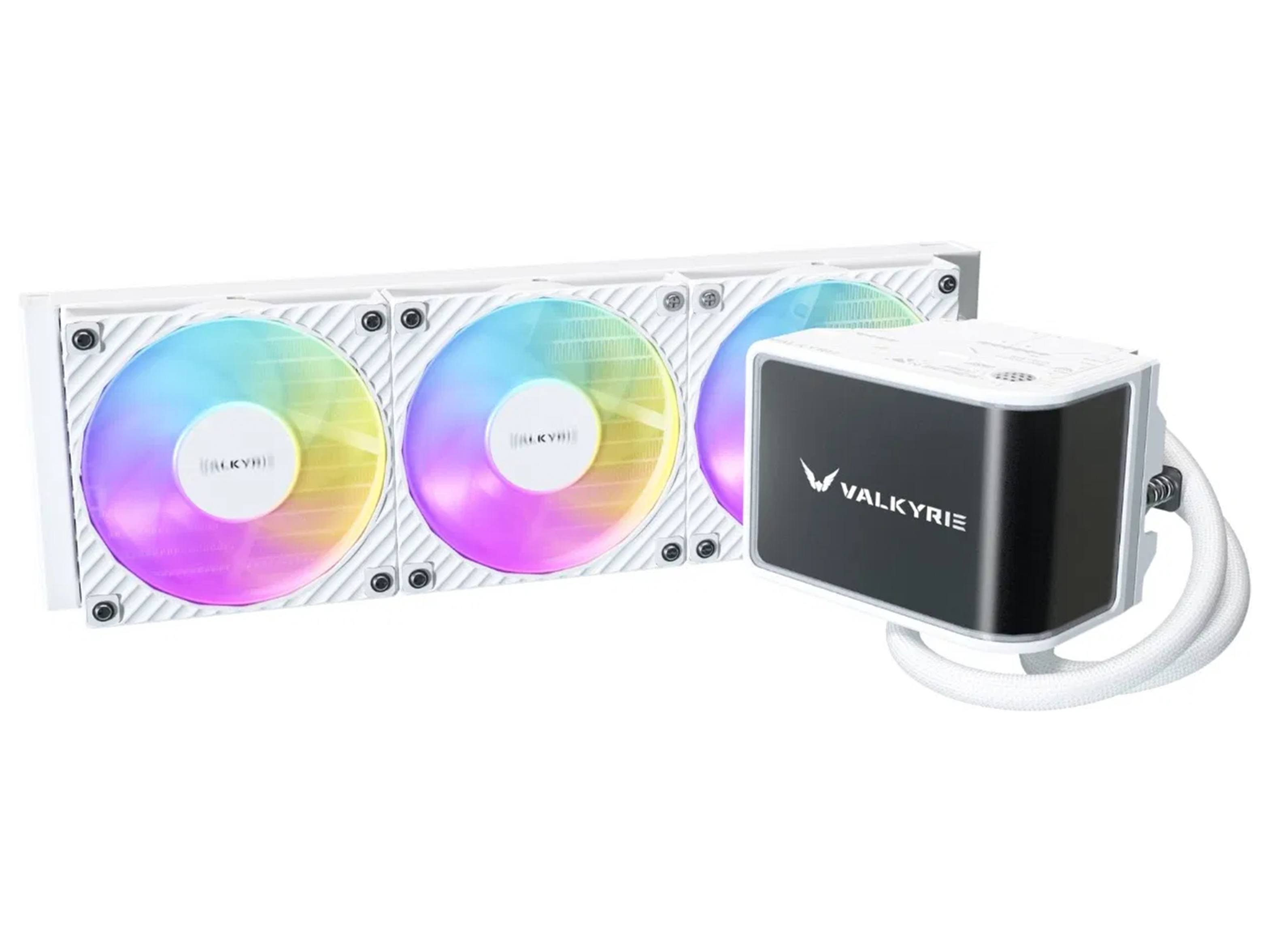 Valkyrie N360 360mm ARGB AIO Liquid Cooler - White