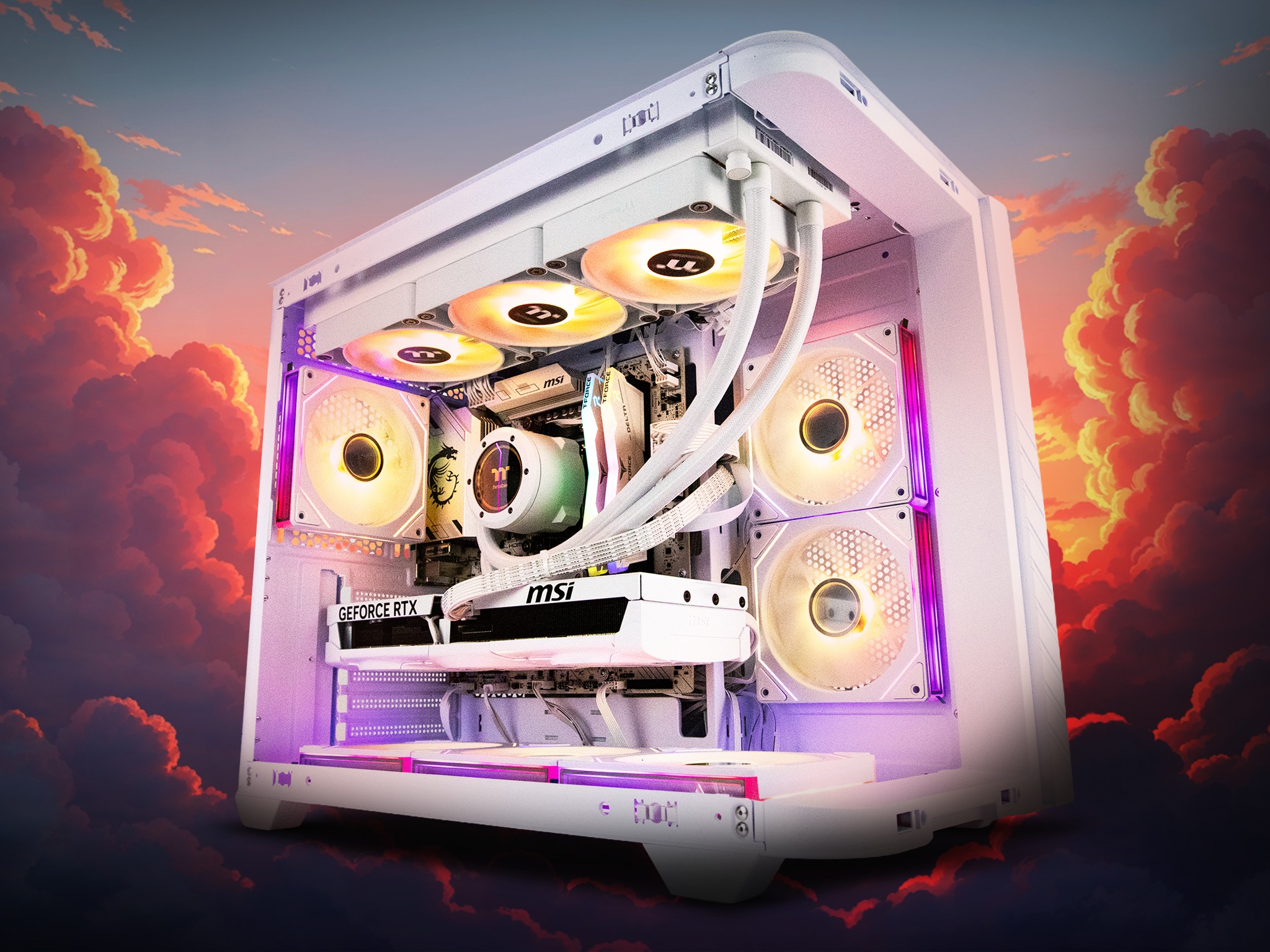 Centre Com Cloud II Ryzen 7 9800X3D RTX 5080 Gaming PC with Windows 11