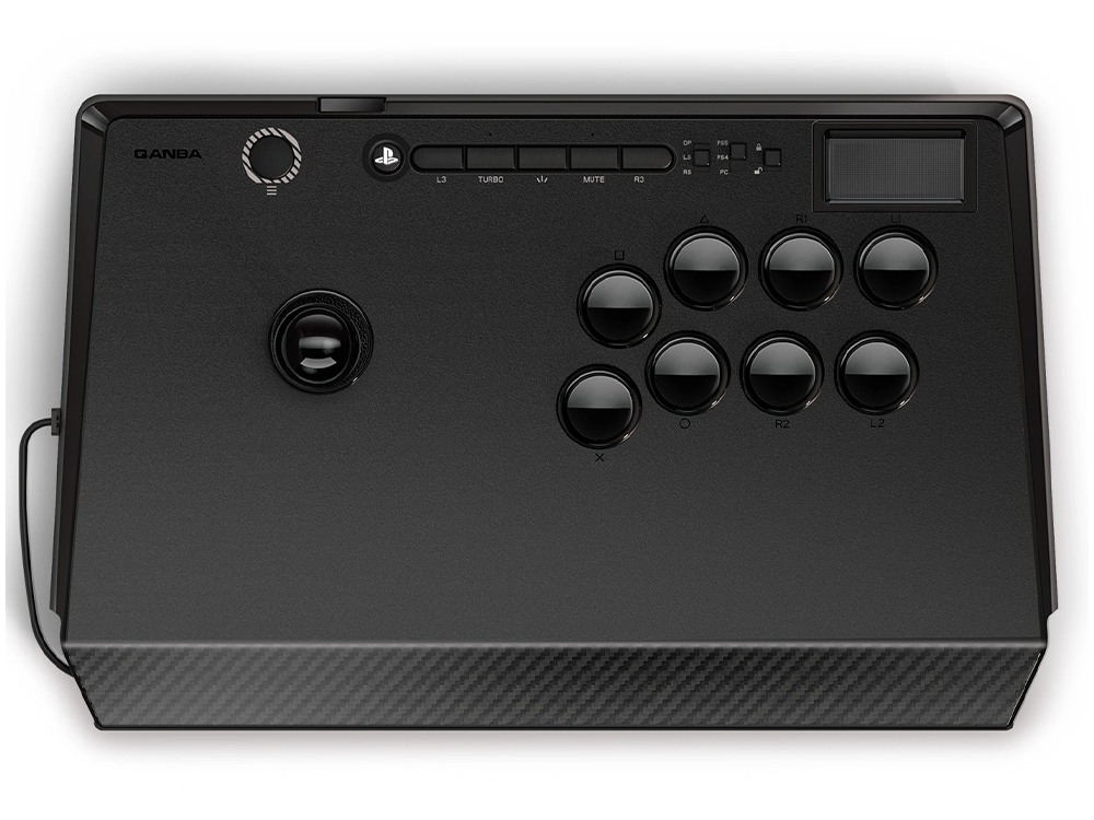 Qanba Titan Wired Fight Stick For PS5/PS4/PC - Black