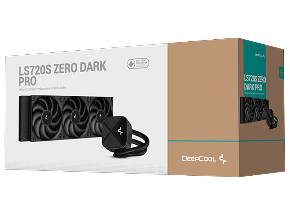 DeepCool LS720S ZERO DARK PRO 360mm AIO Liquid Cooler [R-LS720