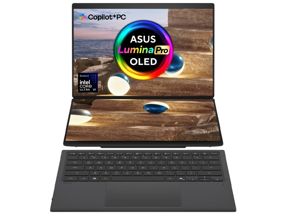 ASUS Zenbook DUO UX8407AA Dual 14" 3K 144Hz OLED Core Ultra X9 32GB 1TB SSD Laptop