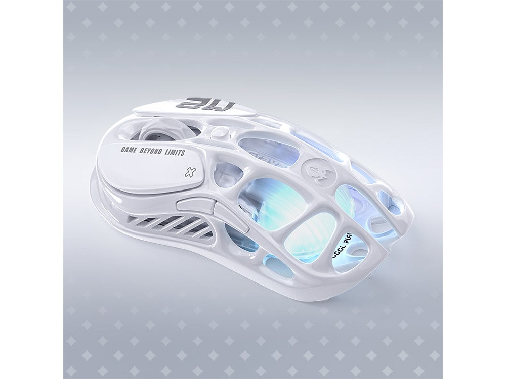 GravaStar Mercury M2 Opaline White Wireless Gaming Mouse