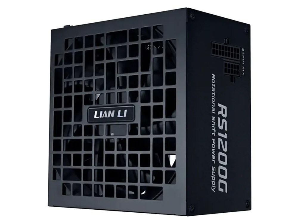 Lian Li Rotational Shift 1200W 80+ Gold Fully Modular ATX 3.1 Power Supply with USB Hub