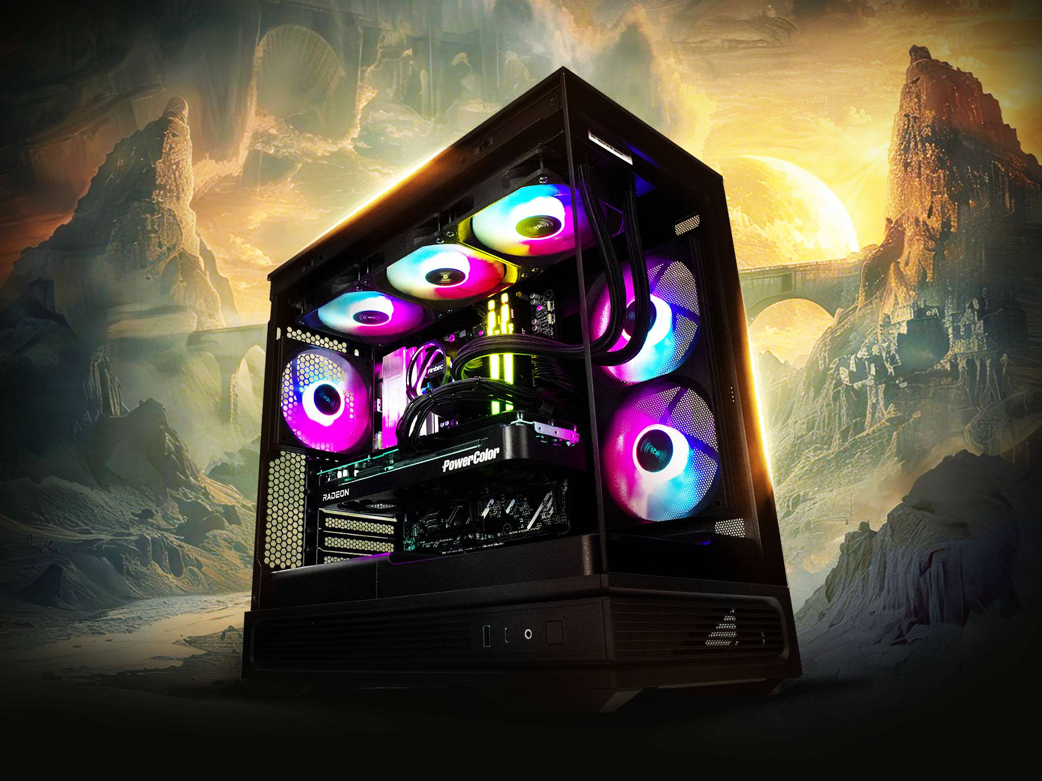 Centre Com Rhadamanthys Ryzen 7 9700X RX 9070 XT Gaming PC with Windows 11