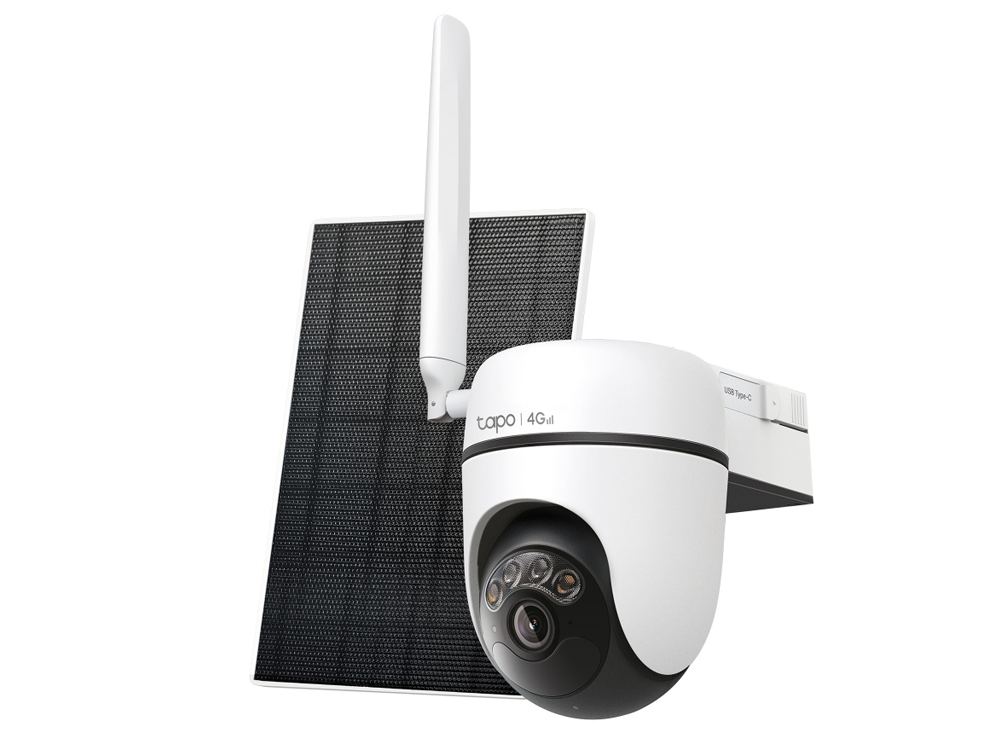 TP-Link TC90G KIT 2K 3MP 4G LTE Solar-Powered Pan/Tilt Security Camera Kit