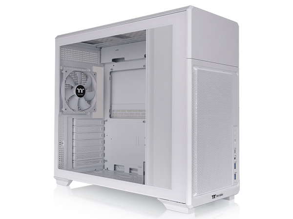 Thermaltake TR300 TG Mid-Tower Tempered Glass ATX Case - Snow