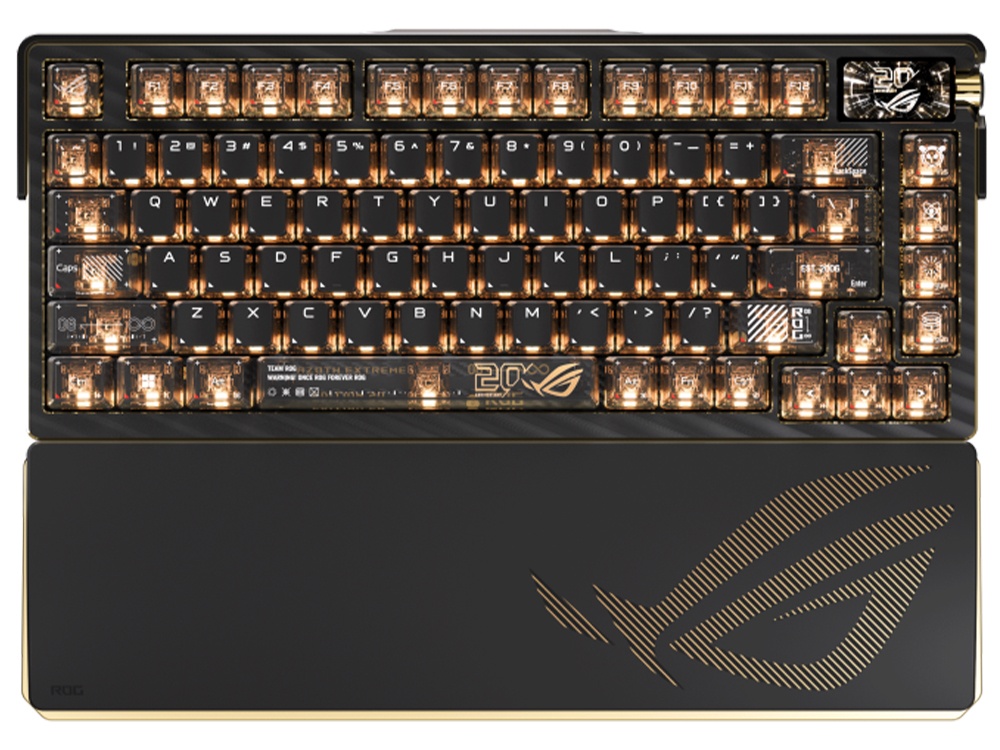 ASUS ROG Azoth Extreme Storm Switch Edition 20 Wireless Mechanical Gaming Keyboard - 20th Anniversary