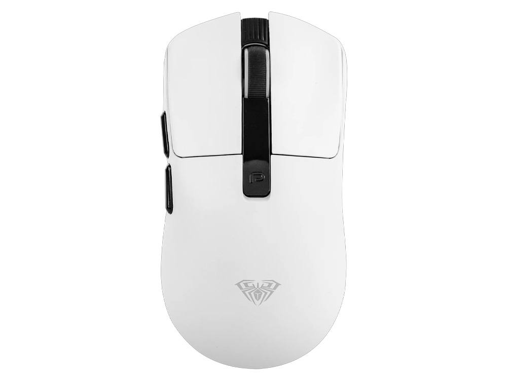 AULA SC590 Pro Tri-Mode Wireless 20,000 DPI Smart Screen Lightweight Gaming Mouse - White