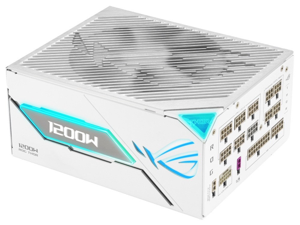 ASUS ROG Thor 1200W Platinum III Fully Modular ATX 3.1 Power Supply - White Edition
