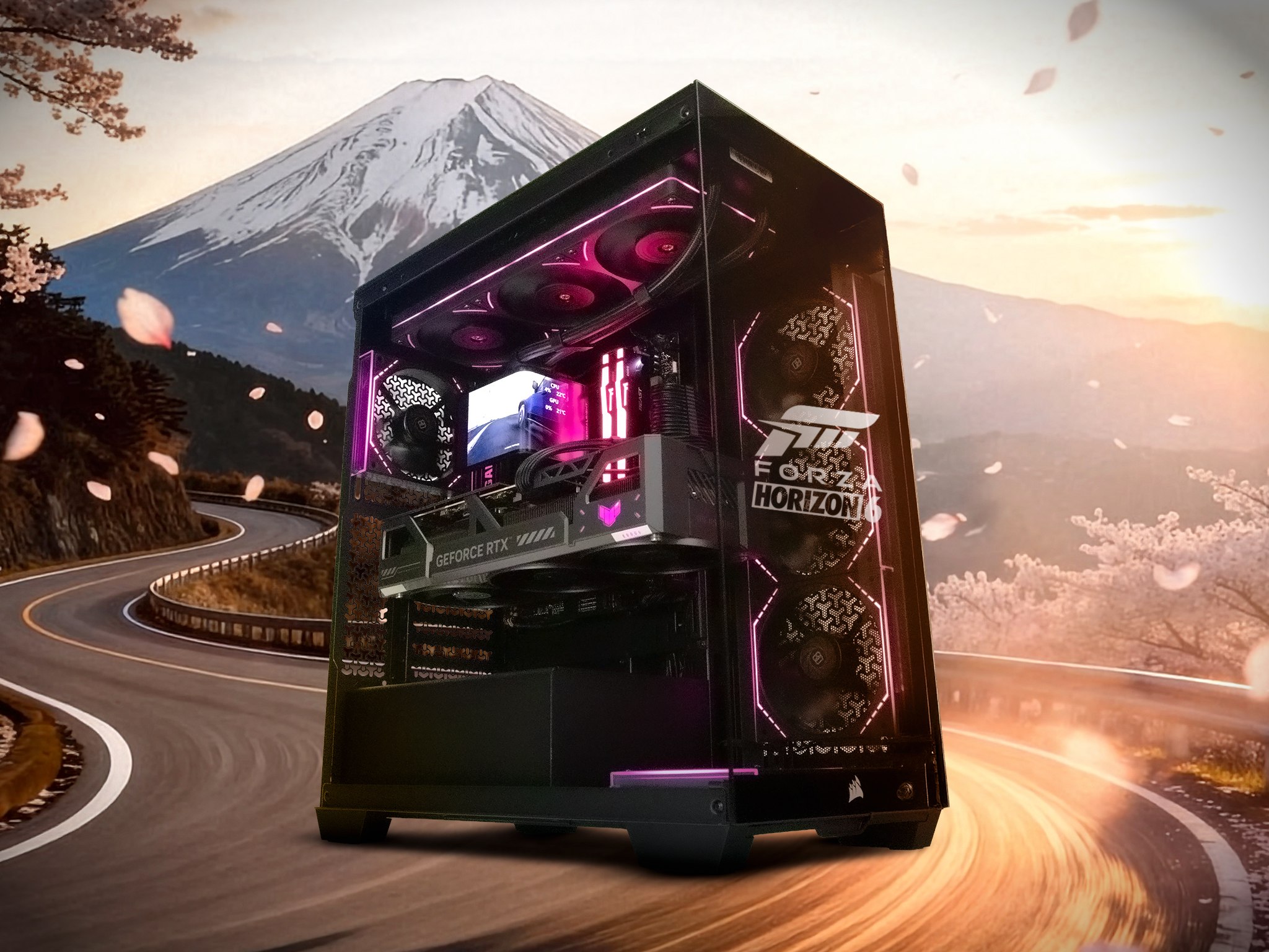 Centre Com Forza Ultimate Ryzen 7 9800X3D RTX 5080 Gaming PC with Windows 11