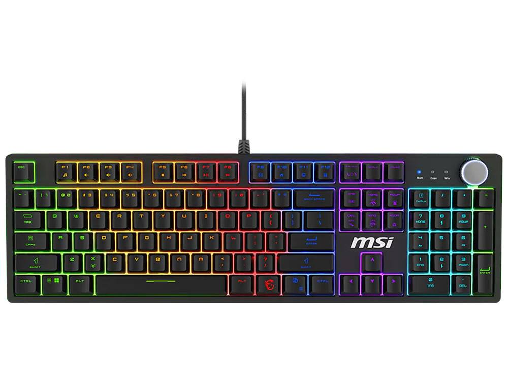 MSI FORGE GK320 RED US Hot-Swappable RGB Mechanical Gaming Keyboard