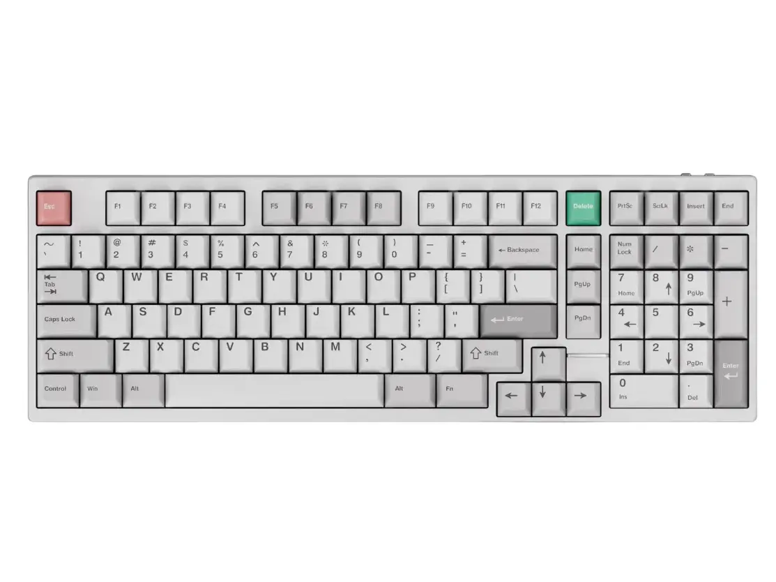 QWERTYKEYS Neo Studio Neo98 Prebuilt Wireless White 98% Mechanical Keyboard
