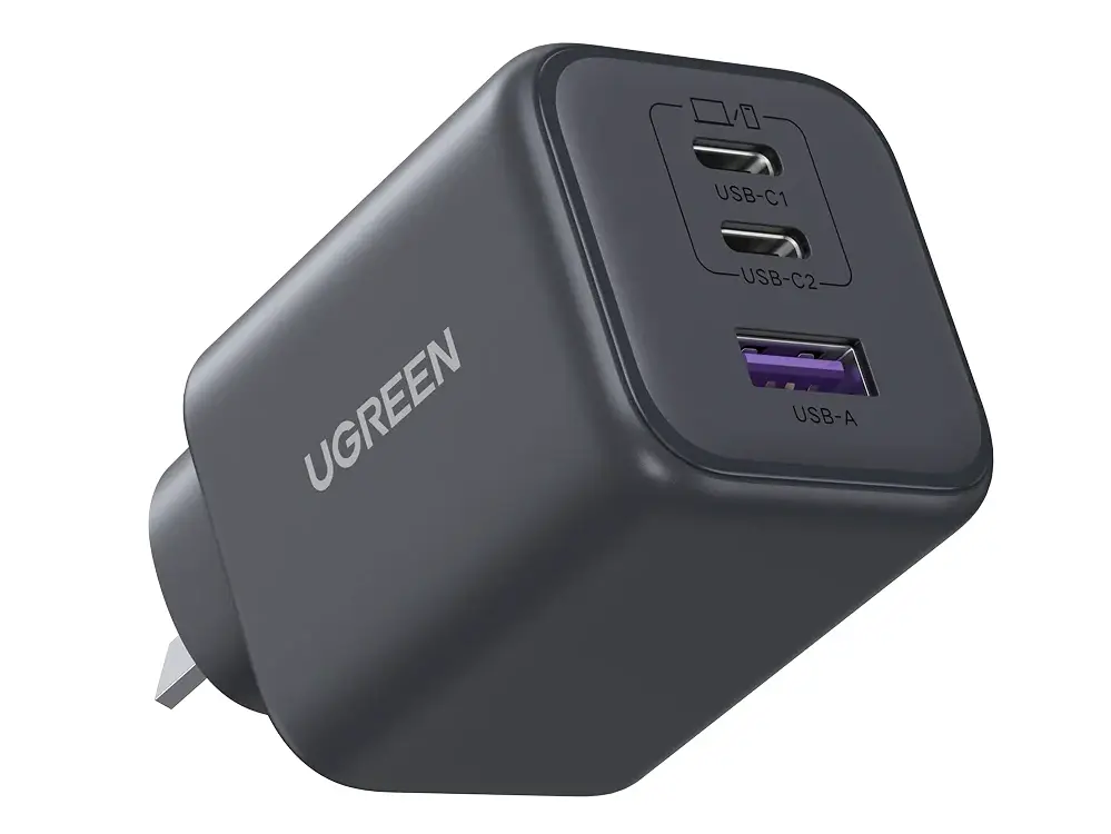 UGREEN Zapix 45W 3-Port GaN Fast Charger 65630 with 2x USB-C & 1x USB-A