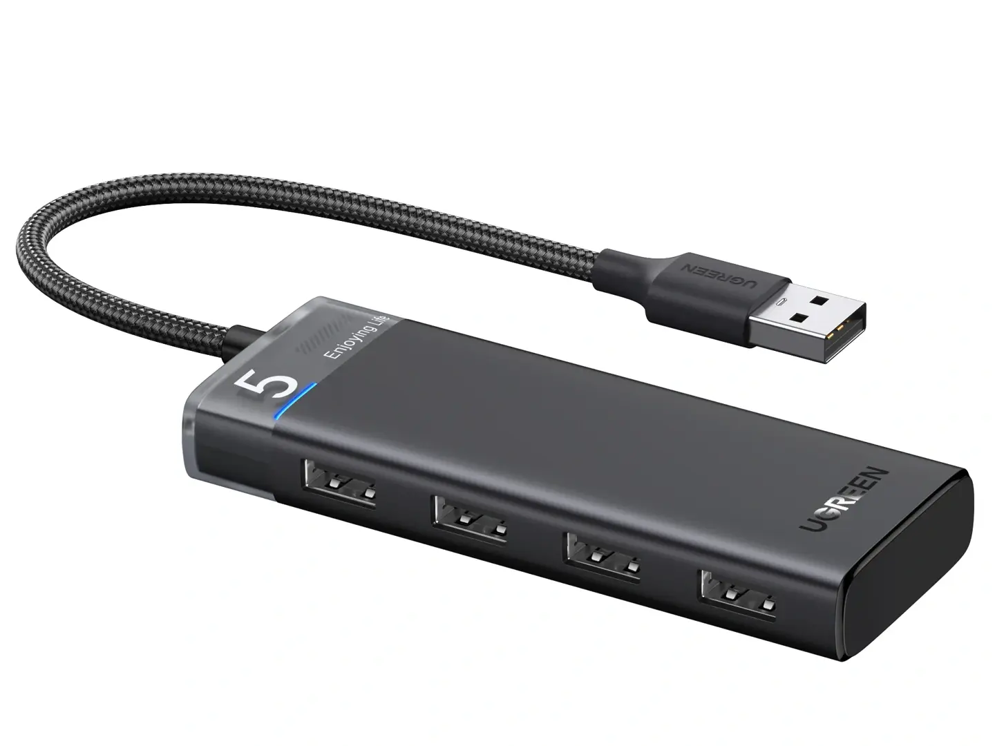 UGREEN 15548 4-Port USB 3.2 Gen 1 Hub with USB-C Power Port