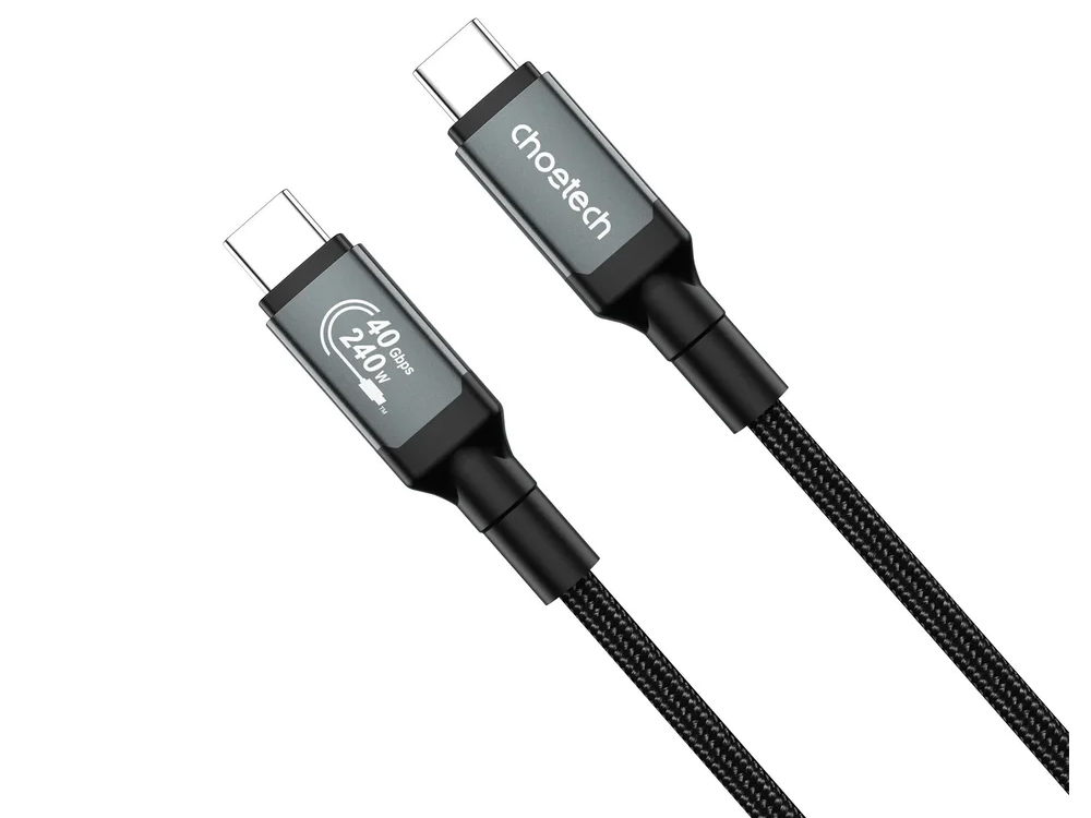 Choetech HyperLink XCC-1042 240W 40Gbps 8K@60Hz 2m USB-C to USB-C Cable