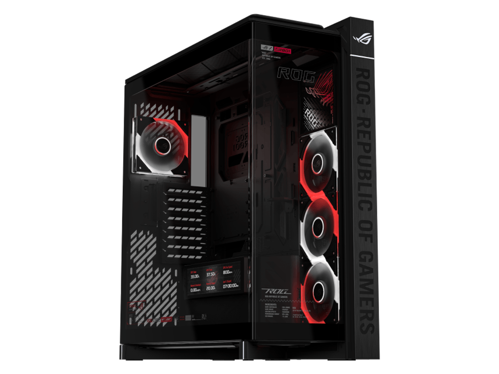 ASUS ROG Cronox ARGB GR801 Curve TG Panoramic E-ATX Full Tower Case