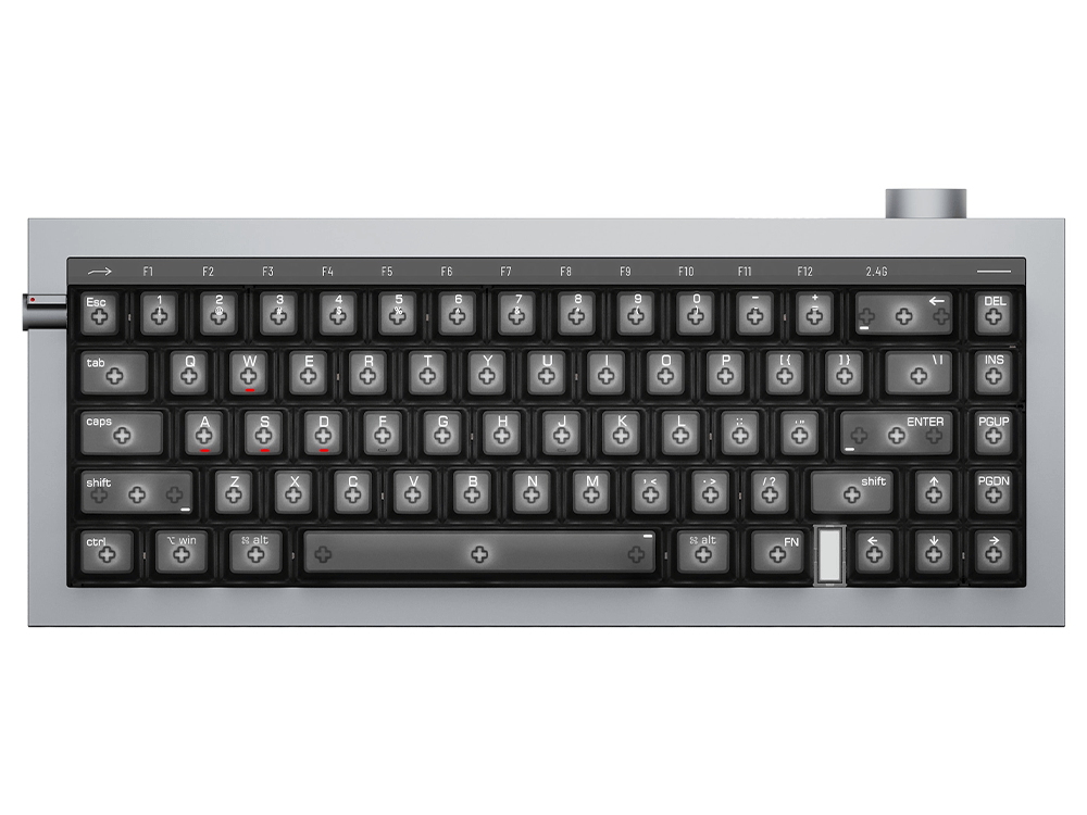 Lofree Hyzen67 Tri-Mode Wireless Nexus Switch 65% Mechanical Keyboard - Space Gray