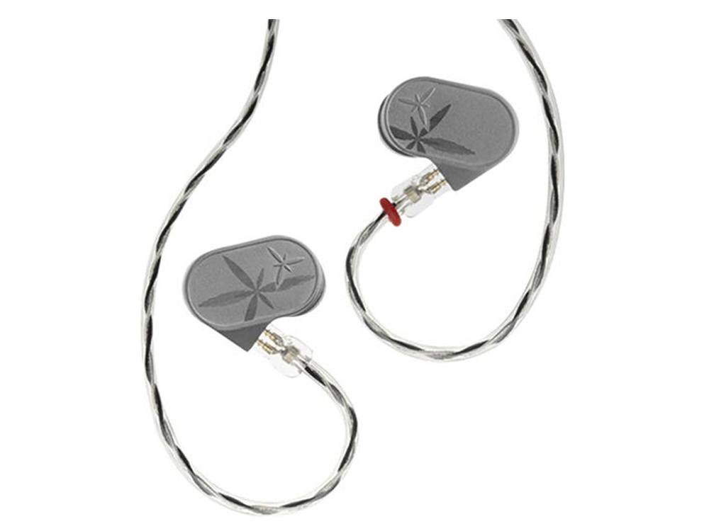 MOONDROP LAN II POP Dynamic Wired IEM In-Ear Monitor Headphones - Silver