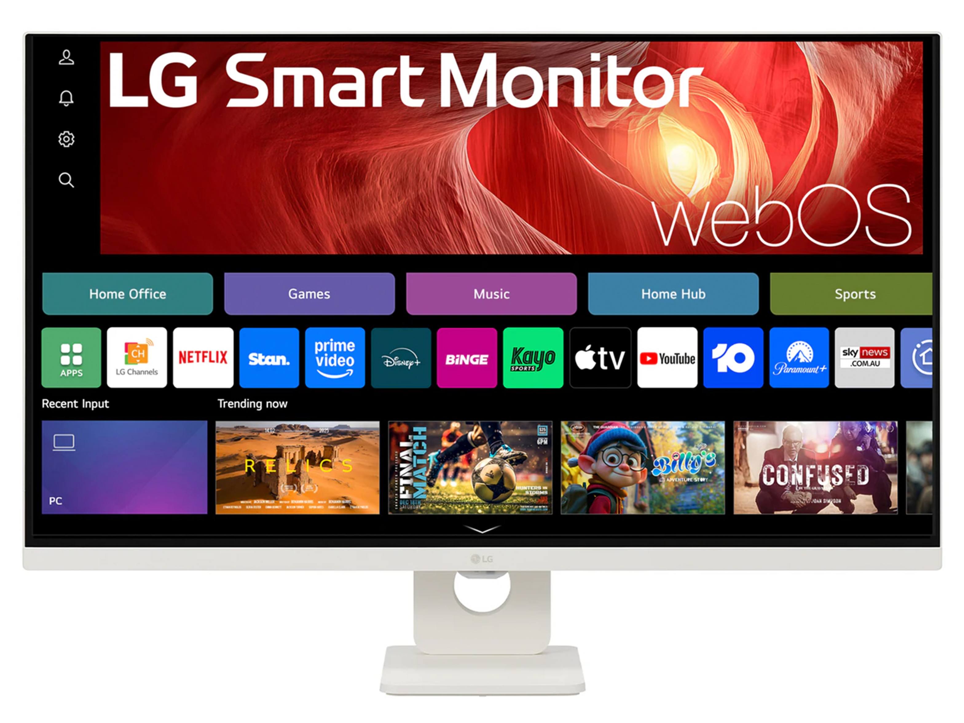 OPEN BOX - LG 32U721SA-W 32" UHD VA 4K Smart Monitor with WebOS