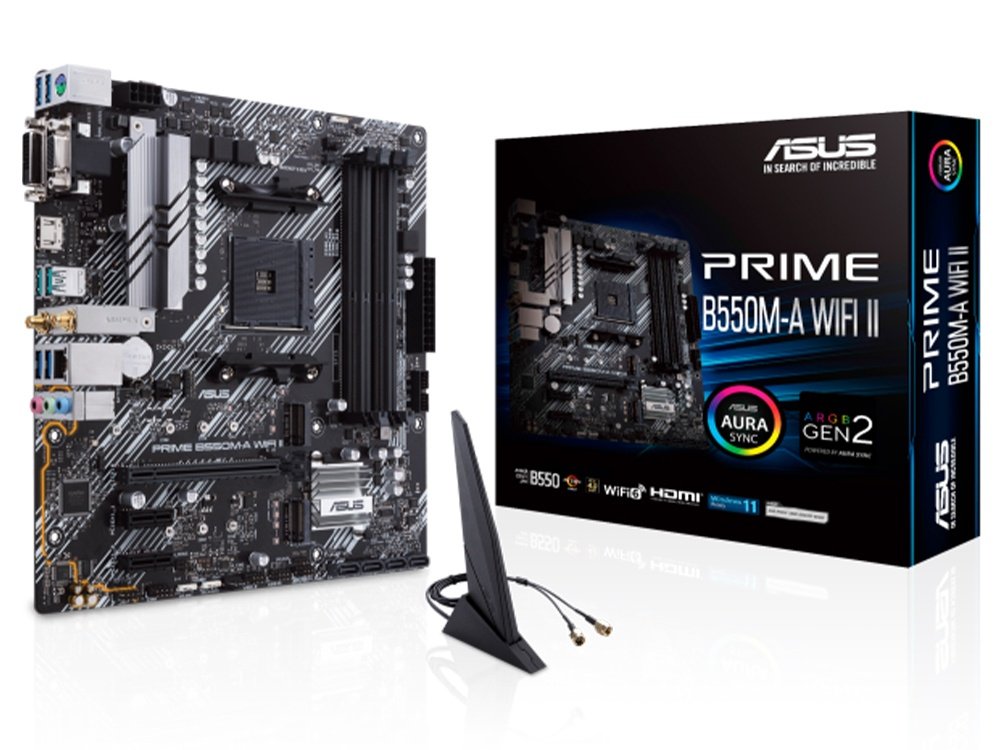 ASUS PRIME B550M-A+Ryzen 5600X+ほかセット AMD Ryzen 5 5600X + ASUS Prime B550M-A Motherboard Bundle [AMD